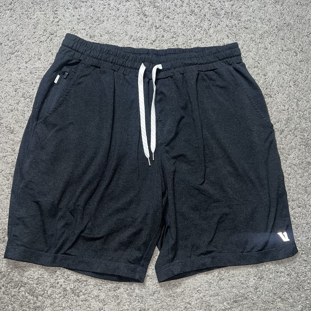 Vuori Shorts Mens L Black Heather Ponto Shorts 7"